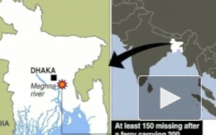 В Бангладеш затонул паром: 150 пассажиров пропали без вести