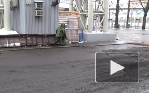 Появилось видео антитеррористических учений на стадионе "Петровский"