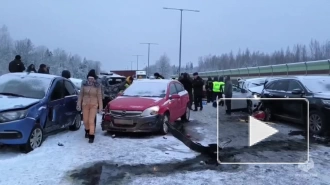 Число пострадавших в массовом ДТП в Новгородской области выросло до 16 человек