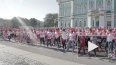 На Дворцовой отметили День флага России