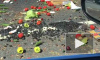 Видео: КАД засыпало овощами и фруктами после столкновения двух грузовиков