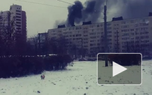 На проспекте Солидарности из горящей квартиры чудом спасли мужчину