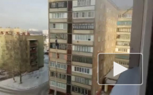 Страшное видео: в Орле мужчина спускался по простыням с 6 ого этажа и упал