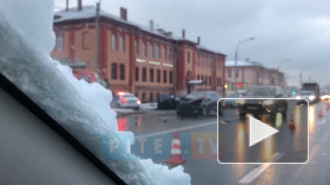 В массовом ДТП на Митрофаньевском шоссе пострадали два человека