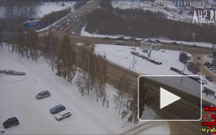 Не поделили перекрёсток в Кемерово.