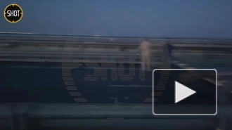 В Сети появилось видео Крымского моста с разрушенными пролетами