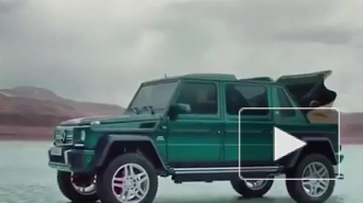 Новый внедорожник Mercedes-Maybach G650 с мягким верхом сняли на видео
