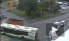 Появилось видео жуткого столкновения автобуса и "КамАЗ" в Москве