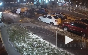 Видео: петербуржец смог убежать от сотрудников ГАИ, перепрыгнув через забор