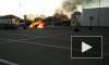 Очевидец снял горящий автомобиль в Рязани