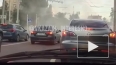 Появилось видео с горящим троллейбусом в Казани