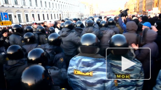 Петербург, митинг на Исаакиевской. 5 марта. Дыхание Чейн-Стокса.