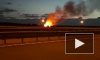 Видео: пожар в садоводстве Пушкинского района уничтожил два дома