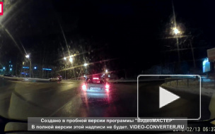 Появилось видео ДТП с участием автобуса и легкового автомобиля на Дороге Жизни