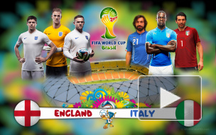 В Интернете появились видео голов игры Англия - Италия на ЧМ-2014