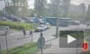 Произошло ДТП с грузовиком на пересечении Пискаревского проспекта и Брюсовской улицы