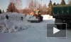 Шокирующее видео: На Урале рабочие снесли ледовый городок, когда там находились дети‍