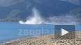 Появилось видео падения вертолета в Греции, рухнувшего ...