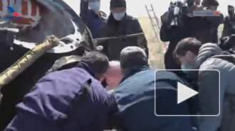 Экипаж МКС успешно приземлился в Казахстане