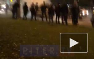 На Пискаревском проспекте заметили дымящийся автомобиль