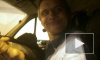 Видео: полуголый водитель стал виновником ДТП на КАД