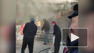 В Измайловском кремле в Москве произошло возгорание