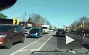 Подробности ДТП с автобусом и фурой на Выборгском шоссе: женщина получила травмы
