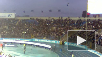 Фанаты сине-бело-голубых молчат во время матча "Зенита" против "Локомотива"