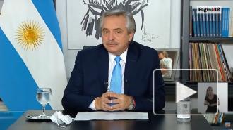 Президент Аргентины высоко оценил "Спутник V" после болезни