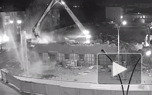 В Кемерово завершен снос ТЦ "Зимняя вишня"