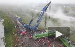 СК возбудил уголовное дело после столкновения двух электровозов в Петербурге