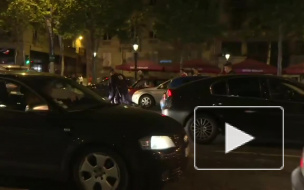 После победного для Франции матча на улицах Парижа болельщиков разгоняли слезоточивым газом 