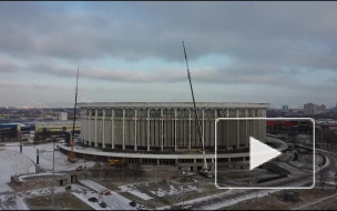 В Петербурге начался снос аварийной крыши СКК