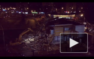 Появились первые видео сноса объектов самостроя в Москве