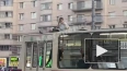 Школьник катался по городу на крыше трамвая