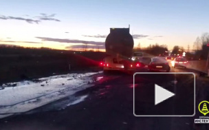 В массовом ДТП под Гатчиной скончался пожилой мужчина