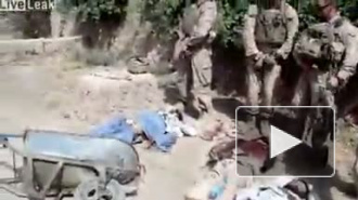 Видео с морпехами США, которые мочатся на трупы талибов, вызвало скандал
