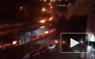 Видео: В Москве в тоннеле загорелось авто из-за ДТП