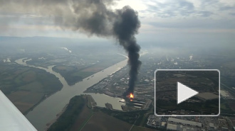 Взрыв на крупнейшем химзаводе в Германии попал на видео