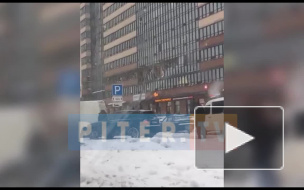 Появилось видео с места взрыва в жилом доме на улице Репищева