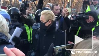 Юлия Навальная прибыла к зданию Мосгорсуда