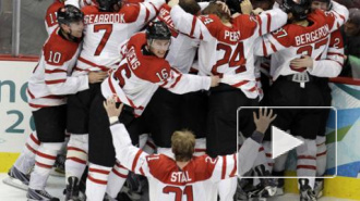 Канада разгромила Белоруссию и стала первой в своей группе на ЧМ по хоккею