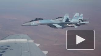 Российские истребители Су-35С и МиГ-31БМ перехватили американского разведчика RC-135 над Японским морем