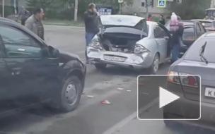 В Сеть попала видеозапись ДТП в Серове, совершенного пьяным водителем