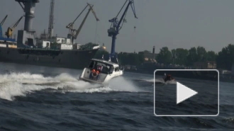 Парад катеров на Балтийском морском фестивале