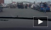 Видео массового ДТП в Петербурге на Синопской набережной появилось в Сети