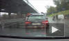 В Москве на Кубинке водитель такси снес пешехода и попал на видео