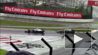 Авария Жюля Бьянки на гран-при Японии Формулы 1 случайно попала на видео зрителя во всех деталях