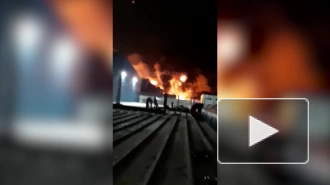В Ульяновске произошел пожар в цехе по производству каменных моек