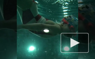 Лиза Галкина чувствует себя в воде как рыба